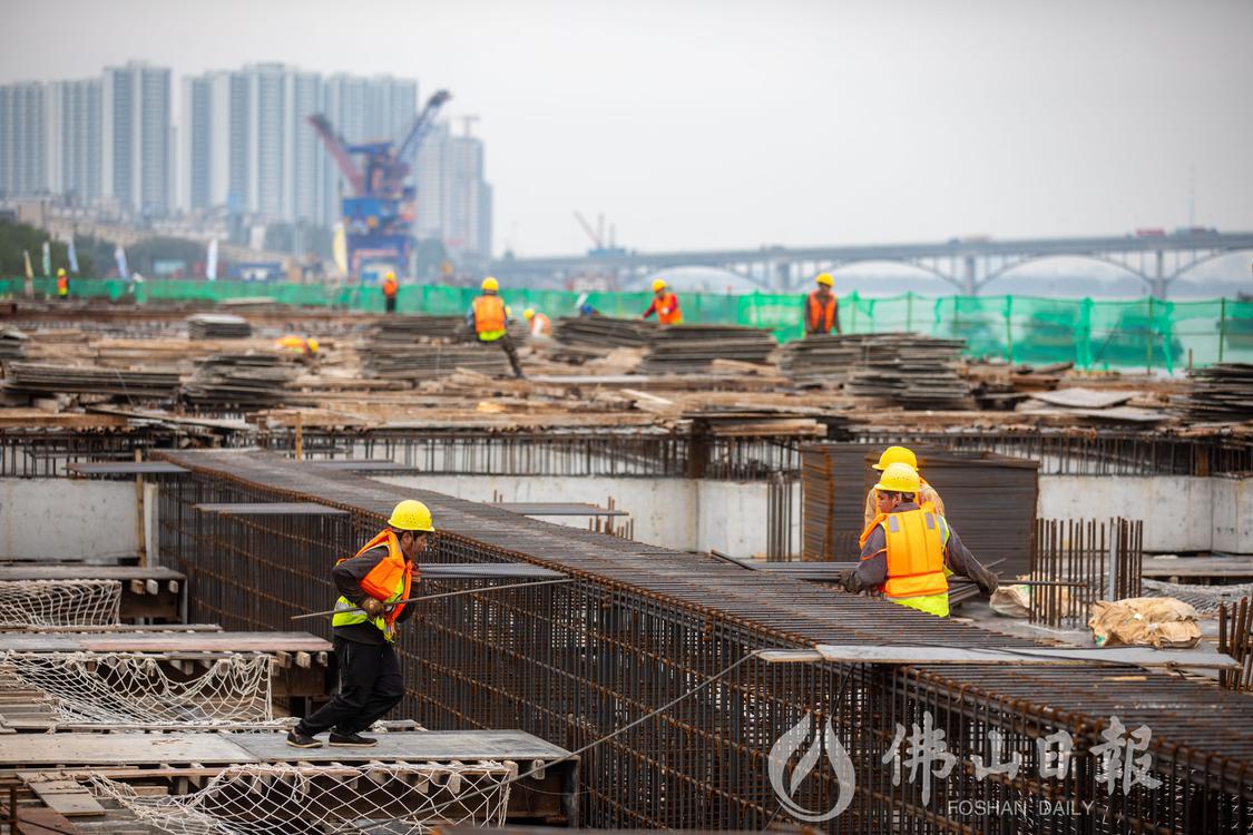 Construction of Gaohe Harbour Port resumes after Spring Festival holiday