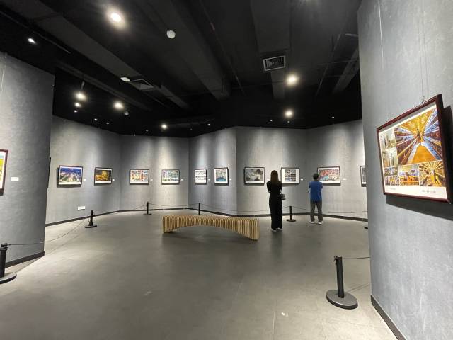 Sansui-Shunde Art Exchange Exhibition kicks off