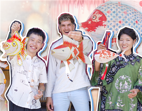 Josh from America Makes Fish Lanterns to Celebrate Mid-Autumn Festival in Foshan